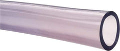 Made in USA - 1-1/2" ID x 2" OD, 1/4" Wall Thickness, Cut to Length (50' Standard Length) PVC Tube - Clear, 40 Max psi, 68 Shore A Hardness - Americas Tooling