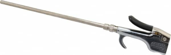 Coilhose Pneumatics - Safety Extension Tube Thumb Lever Blow Gun - 1/4 NPT, 10" Tube Length - Americas Tooling