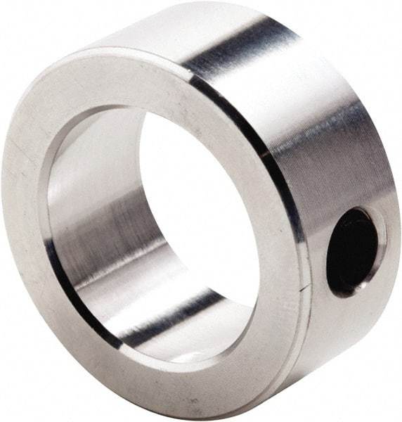 Climax Metal Products - 3" Bore, Aluminum, Set Screw Shaft Collar - 4" Outside Diam, 1-1/8" Wide - Americas Tooling