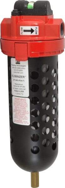 RTI Eliminizer - 1/2" 60 CFM Air Dryer/Filter Unit - Polycarbonate, 11-1/2" High x 3-3/4" Diam - Americas Tooling