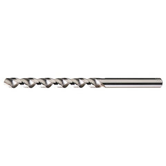 #41 RHS / RHC HSS 118 Degree Radial Point High Helix Taper Length Drill - Bright - Exact Industrial Supply