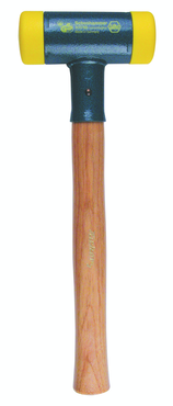 Dead Blow Recoilless Hammer -- 26 oz; Wood Handle; 1-5/8'' Head Diameter - Americas Tooling