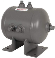 Made in USA - 2 Gallon, 200 Max psi Universal Horizontal Tank - 3/4" Inlet, 11" Tank Length x 8" Tank Diam - Americas Tooling