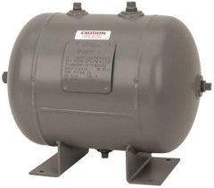 Made in USA - 7 Gallon, 200 Max psi Universal Horizontal Tank - 3/4" Inlet, 17" Tank Length x 12" Tank Diam - Americas Tooling