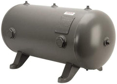 Made in USA - 20 Gallon, 200 Max psi Horizontal Tank - 1-1/2" Inlet, 33" Tank Length x 14" Tank Diam - Americas Tooling