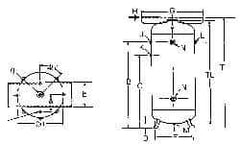 Made in USA - 120 Gallon, 200 Max psi Vertical Tank with Plate - 2" Inlet, 46" Tank Length x 30" Tank Diam - Americas Tooling