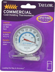 Taylor - Cooking & Refrigeration Thermometers Type: Refrigeration Thermometer Maximum Temperature (F): 80 - Americas Tooling