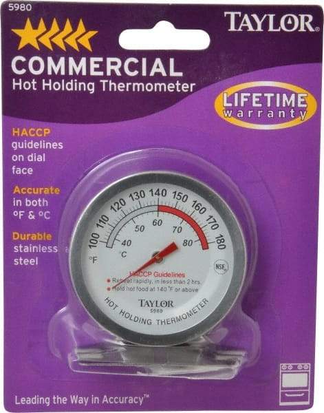 Taylor - Cooking & Refrigeration Thermometers Type: Cooking Thermometer Maximum Temperature (F): 180 - Americas Tooling