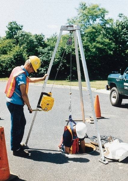 Gemtor - Confined Space Entry & Retrieval Systems Hoist Type: Tripod Hoist Base: Portable - Americas Tooling