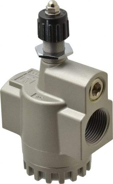 SMC PNEUMATICS - 1" Male NPT x 1" Female NPT Flow & Speed Control Valve - Inline Type - Americas Tooling