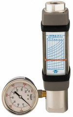 Hedland - 3/4" NPTF Port Compressed Air & Gas Flowmeter - 600 Max psi, 25 SCFM, Anodized Aluminum - Americas Tooling