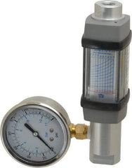 Hedland - 1/4" NPTF Port Compressed Air & Gas Flowmeter - 600 Max psi, 5 SCFM, Anodized Aluminum - Americas Tooling