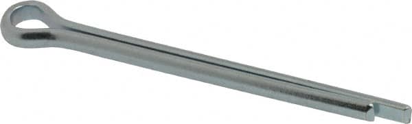 Value Collection - 1/4" Diam x 3" Long Extended Prong Cotter Pin - Grade 2, Zinc-Plated, Steel - Americas Tooling