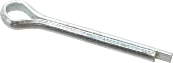 Value Collection - 3/32" Diam x 3/4" Long Extended Prong Cotter Pin - Grade 2, Zinc-Plated, Steel - Americas Tooling