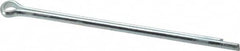 Value Collection - 3/32" Diam x 2" Long Extended Prong Cotter Pin - Grade 2, Zinc-Plated, Steel - Americas Tooling