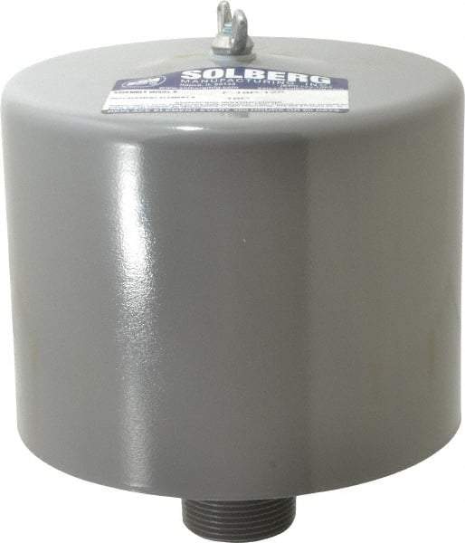 Made in USA - 1-1/4" Port, 6" High x 6" Wide, FRL Filter - 80 SCFM, 220°F Max - Americas Tooling