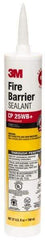 3M - 27 oz Cartridge Red Acrylic & Latex Joint Sealant - -20 to 180°F Operating Temp, 10 min Tack Free Dry Time, Series CP 25WB - Americas Tooling