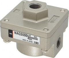 SMC PNEUMATICS - 1/4" NPTF Quick Exhaust Valve - 7 to 150 psi - Americas Tooling