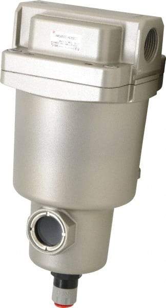 SMC PNEUMATICS - 3/4" NPT Pipe, 77 CFM Refrigerated Air Dryer - 15 kw, 8-15/16" Long, Closed Auto Drain - Americas Tooling