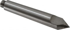 Riten - 0.599" Head Diam, Carbide-Tipped Steel Standard Point Half Dead Center - B&S 6 Brown & Sharpe Taper, 0.599" Point Diam, 3-5/8" OAL - Americas Tooling