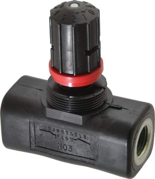 ARO/Ingersoll-Rand - 3/8" NPT Inline Needle Valve Valve - 0 to 200 psi - Americas Tooling