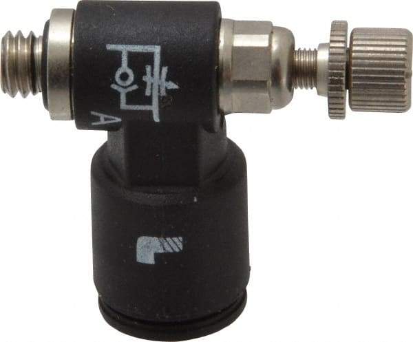 Legris - 10-32 Male NPT x 1/4" Tube OD Miniature Exhaust Valve - Americas Tooling