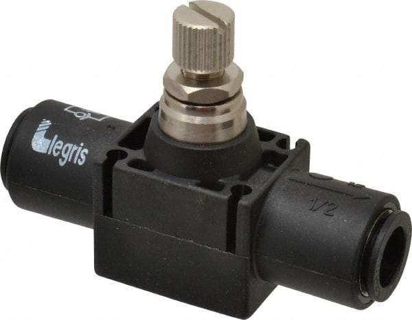 Legris - 12mm Tube OD Inline Flow Control Valve - Americas Tooling