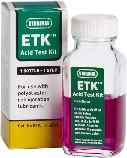 Parker - 1.4 oz Oil Acid Test Kit - Bottle - Americas Tooling
