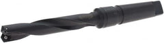 Allied Machine and Engineering - Series 1.5, 7/8" Max Diam, 4MT Taper Shank, Helical Flute Spade Drill - 4-3/4" Max Depth, 6-21/64" Body Length, 10-3/4" OAL, Standard Length, Through Coolant - Americas Tooling