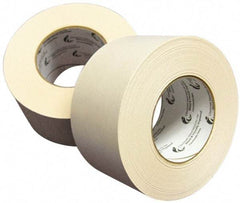 Ability One - 1/2" Wide x 60 Yd Long Tan Crepe Paper Masking Tape - Series 751 - Americas Tooling