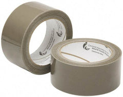 Ability One - 2" x 60 Yd Tan Hot Melt Adhesive Sealing Tape - Polypropylene Film Backing, 3.1 mil Thick - Americas Tooling