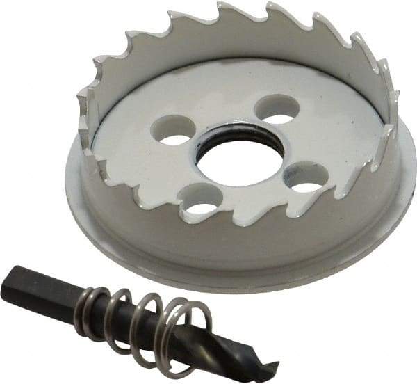 Lenox - 2-1/8" Diam, 1/2" Cutting Depth, Hole Saw - Carbide-Tipped Saw, Toothed Edge - Americas Tooling