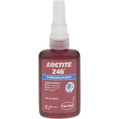 Loctite - 50 mL, Red, Medium Strength Threadlocker - Series 246 - Americas Tooling