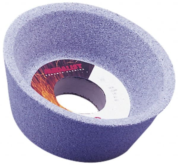 Grier Abrasives - 4 Inch Diameter x 1-1/4 Inch Hole x 1-1/2 Inch Thick, 60 Grit Tool and Cutter Grinding Wheel - Americas Tooling