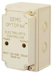 Gems Sensors - 158°F Max, Liquid Level Controller for Electro Optic Switches - Converts TTL Output Signal to an SPDT 5 Amp. Relay Output, SPDT, 5 Amps at 115 VAC Switch Logic - Americas Tooling