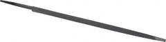 Nicholson - 6" Long, Taper American-Pattern File - Single Cut, Tang - Americas Tooling