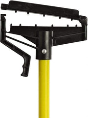 PRO-SOURCE - 60" Swivel Fiberglass Quick Connect Mop Handle - 1" Handle Diam, Plastic Connector, Use with Wet Mops - Americas Tooling