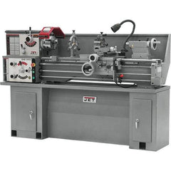 Jet - 13" Swing, 40" Between Centers, 230 Volt, Single Phase Bench Lathe - 5MT Taper, 2 hp, 70 to 2,000 RPM, 1-1/2" Bore Diam, 32" Deep x 47" High x 71" Long - Americas Tooling