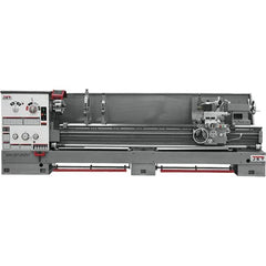 Jet - 26" Swing, 120" Between Centers, 230 Volt, Triple Phase Engine Lathe - 6MT Taper, 10 hp, 40 to 1,800 RPM, 4-1/8" Bore Diam, 46" Deep x 75" High x 182" Long - Americas Tooling