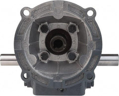 Boston Gear - 1 Centerline Distance, 20:1, 88 RPM Output, 0.27 Input Horsepower, 149 Lbs. Max Torque, Speed Reducer - Part No. F710-20-B4-H, Double Shaft Left & Right, 1/2" Bore, 2.31" High, 42C NEMA - Americas Tooling