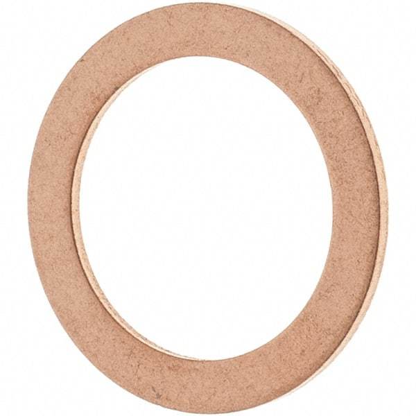 Value Collection - 1/2 SAE, 33/64" ID x 45/64" OD Oil Drain Plug Gasket - 1/32" Thick, Copper - Americas Tooling