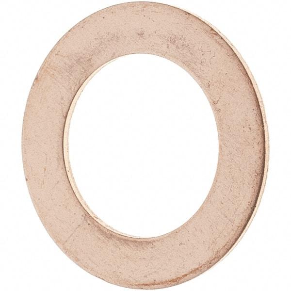 Value Collection - 1/2 SAE, 33/64" ID x 13/16" OD Oil Drain Plug Gasket - 1/32" Thick, Copper - Americas Tooling