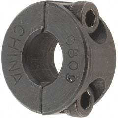 Value Collection - 8mm Bore, Steel, Two Piece Shaft Collar - 1" Outside Diam - Americas Tooling