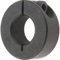 Value Collection - 16mm Bore, Steel, One Piece Clamp Collar - 1-3/8" Outside Diam - Americas Tooling