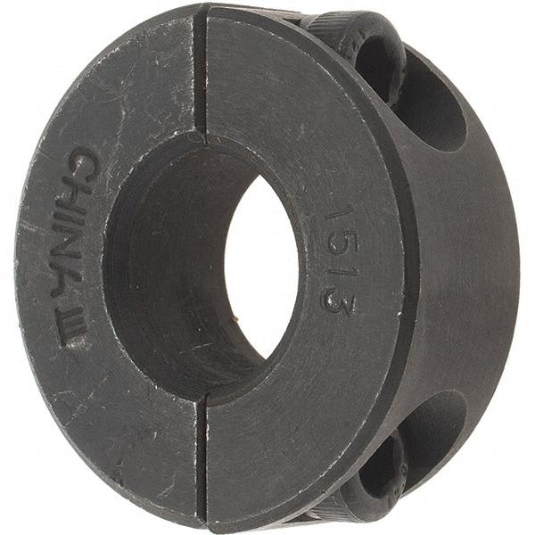 Value Collection - 15mm Bore, Steel, Two Piece Shaft Collar - 1-3/8" Outside Diam - Americas Tooling