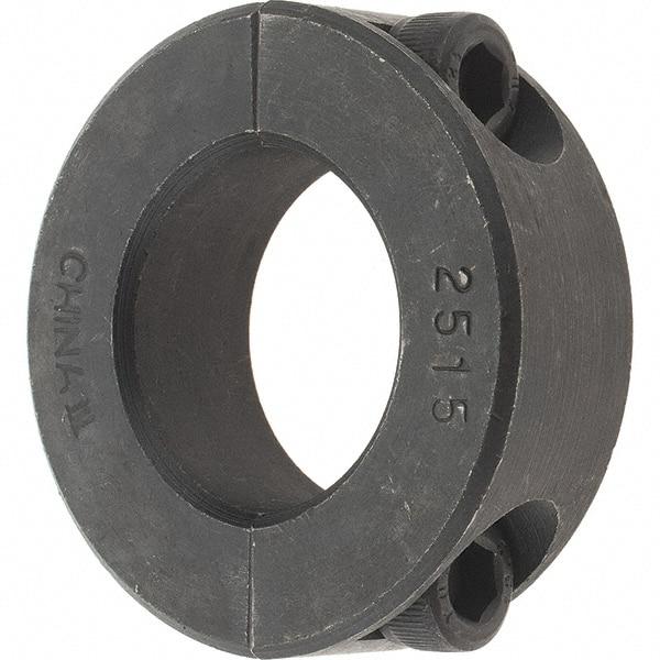 Value Collection - 25mm Bore, Steel, Two Piece Shaft Collar - 1-7/8" Outside Diam - Americas Tooling