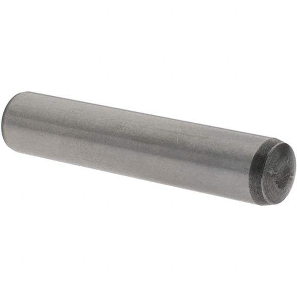 Value Collection - 10mm Diam x 50mm Pin Length Alloy Steel Pull Out Dowel Pin - C 57-63 Hardness, 1 Rounded & 1 Threaded End - Americas Tooling