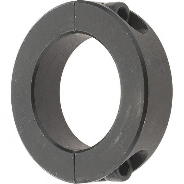 Value Collection - 1-7/16" Bore, Steel, Two Piece Shaft Collar - 2-1/4" Outside Diam, 9/16" Wide - Americas Tooling