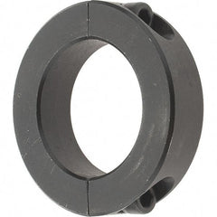 Value Collection - 1-7/16" Bore, Steel, Two Piece Shaft Collar - 2-1/4" Outside Diam, 9/16" Wide - Americas Tooling