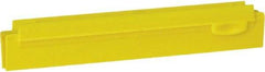 Vikan - 10" Rubber Blade Squeegee Refill - Double Edge, Yellow, Plastic Holder - Americas Tooling